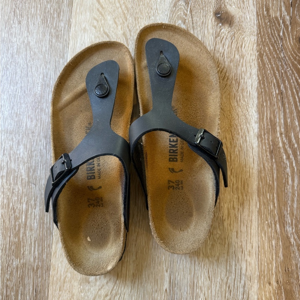 Birkenstock Black Thong Sandals